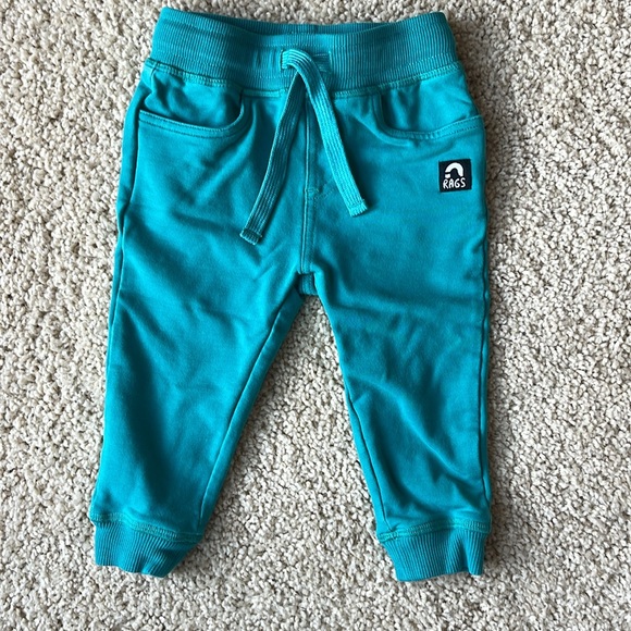 Rags jogger bundle 6-12mo periwinkle and teal - Picture 2 of 5